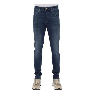 Don the Fuller Heren, Jeans, Blauw, Maat: W34 Katoen