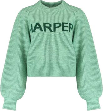 Harper & Yve Dames, Truien, Groen, Maat: S