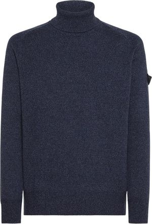 Peuterey Kowal 03 - Heren - Coltruien - Blauw - 2XL - Wol - Truien & Vesten