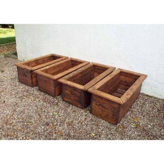 Charles Taylor Trading Charles Taylor - 4pc Medium Trough Set - W83 x D41 x H32 - Fully Assembled