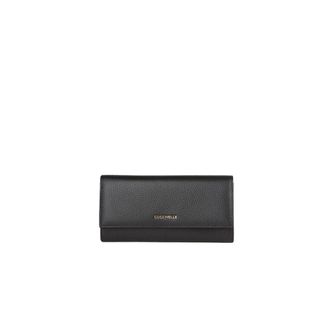 Coccinelle Wallets & Cardholders, female, Black, Size: ONE SIZE Metallic Soft Wallet