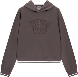 Guess Hoodies - Dames - Hoodies - Bruin - S - Hoodies & sweatvesten