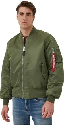Alpha Industries Uomo, Giacche, Verde, L, new