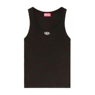 Diesel T-Anki-Od Tank Top - Dames - Tops zonder mouwen - Zwart - S - Katoen - Tops