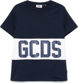 GCDS T-shirt con logo - Blu