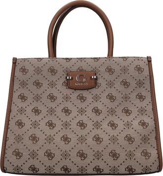 Guess Tassen, Dames, Bruin, ONE Size, Leer, Neda Tote