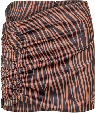 Nineminutes Minigonna The Curling - Marrone