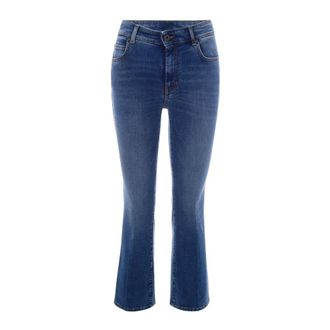 Max Mara Cropped Jeans, female, Blue, Size: 2XS Drapallo Jeans