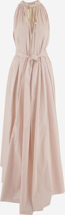 SA SU PHI Frida Langes Kleid aus Baumwollmischung