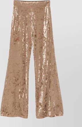 Forte_Forte high waist flared velvet trousers