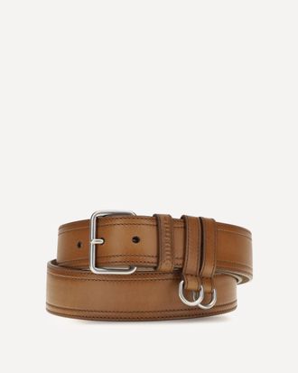 Miu Miu Leather Belt Female 80