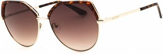 Guess Brown Gradient Butterfly Ladies Sunglasses GU7736 52F 58