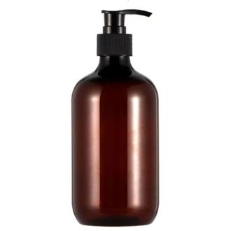 OEM Juego De 4 Dispensadores De Jab&oacute;n De Pl&aacute;stico Pet - 300 Ml - Con Bomba Dosificadora Negra - Ideal Para Cocina Y Ba&ntilde;o - Crezuo