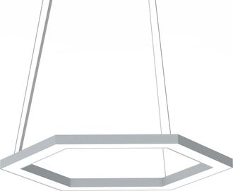 Lumicom Esagono L&aacute;mpara De Techo &Oslash;40 Monocolor Mate