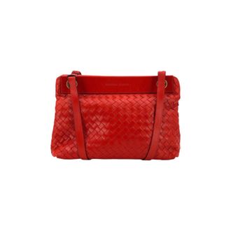 Bottega Veneta Bottega Veneta Vintage leren draagtas Intrecciato