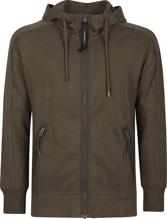 C.P. Company Diagonal Raised Fleece Cotton Hooded Sweatshirt
