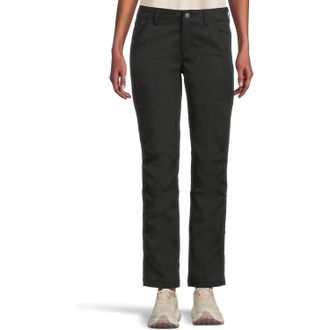Prana Prana Stretch Zion Chino Pants Womens Black Mid Rise Bootcut Leg GBO3926