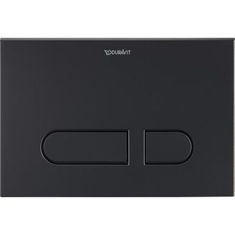 Duravit DuraSystem mechanische bedieningsplaat mat zwart