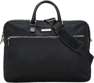 Burberry Pre-owned Handbags, female, Black, Size: ONE SIZE Pre-owned Leather handbags