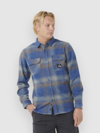 Rip Curl Search Wool Flannel Shirt blauw