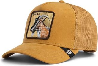 Goorin Brothers Golden Goat Patch Snapback Trucker Hat in Amber at Nordstrom