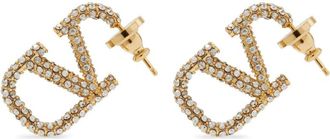 Valentino Garavani Golden Logo Signature Stud Earrings