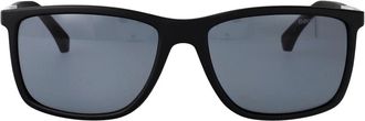 Emporio Armani Stijlvolle herenzonnebril - Nu winkelen - Heren - Zonnebrillen - Zwart - 58 MM - Accessoires