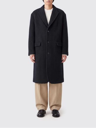 Marni Single-Breasted Knee-Length Wool Coat with Lapel Collar