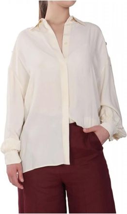 Liu Jo Ca 5397T1963 Cr&ecirc;pe Blouse - Dames - Overhemden - Wit - XL - Overhemden