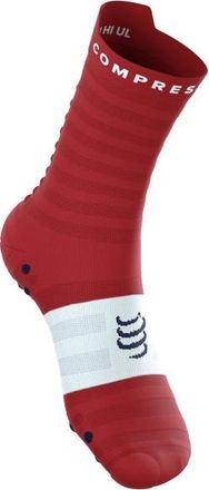 Compressport Pro Racing Socks V4.0 Ultralight Run High Laufsocken - Unisex | rot
