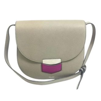 Celine Pre-owned Cross Body Bags, female, Gray, Size: ONE SIZE Pre-owned Vintage Shoulder Bag
