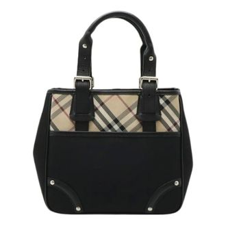Burberry Pre-owned Handbags, female, Multicolor, Size: ONE SIZE Pre-owned Leather Shoulder Bag