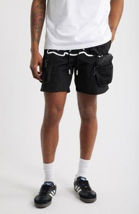 Icecream Running Dog Graphic Cargo Hiker Shorts in Black at Nordstrom Rack, Size Xxx-Large