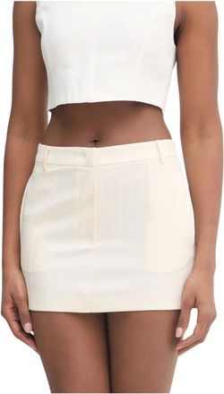 Patrizia Pepe Mujer, Faldas, Beige, Talla: L