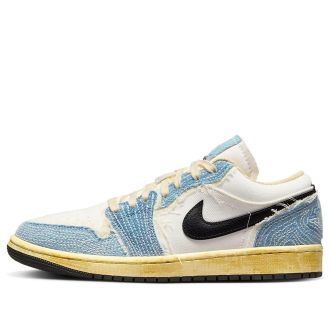 Air Jordan 1 Low SE WRMK Sashiko Denim FN7670-493