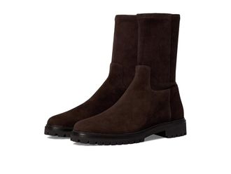 Loeffler Randall Danny Tall Ankle Lug Sole Boots Womens Boots Tmoro : 6 B - Medium, Suede