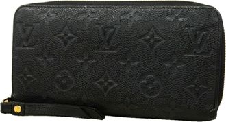 Louis Vuitton Noir Long Wallet (Bi-Fold) (Pre-Owned)