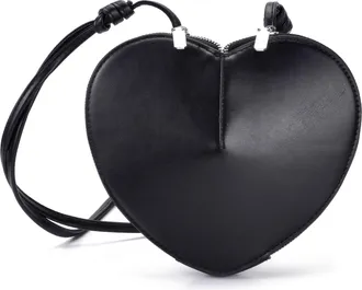 Adornia Black Heart Bag