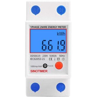 OEM Submedidor Monof&aacute;sico, Certificado Mid, Modular De 45 A M&aacute;x., Tarifa &Uacute;nica, Pantalla Lcd. -crezuo
