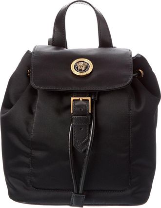 Versace Nylon & Leather Backpack