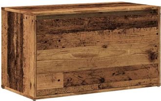 vidaXL Hall Bench 80x40x45 cm Old Wood Engineered Wood Vidaxl