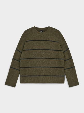 Icone Womens Touch of wool striped oversized sweater