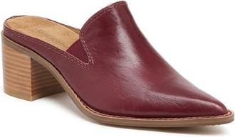Kelsi Dagger Mason Pointed Toe Loafer Mule in Merlot at Nordstrom, Size 5.5
