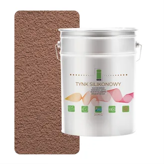 OEM Revoque De Silicona Para Fachadas Exteriores, Color Marr&oacute;n Claro, 1,5 Mm, Calidad Superior, 25 Kg
