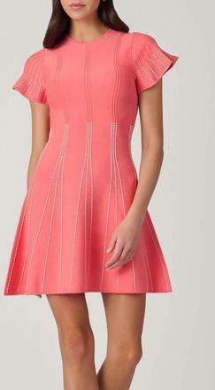 Shoshanna Maddy Caju Knit Dress in Coral/blush at Nordstrom, Size X-Small