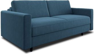 Sia Home Sof&aacute; cama express tejido tramado azul gris&aacute;ceo