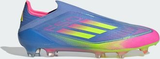 adidas adidas Performance Mens F50 Elite Laceless Firm Ground Boots - Blue - Size UK 11.5