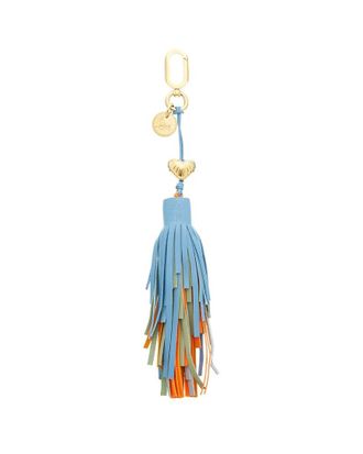 Christian Louboutin Logo Leather Keychain