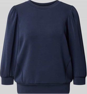 Selected Regular Fit Sweatshirt aus Modal-Mix Modell TENNY in Marine, Gr&ouml;&szlig;e XL