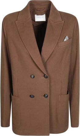 Circolo 1901 Giacca DP Felpa Regular - Dames - Blazers - Bruin - L - Jassen